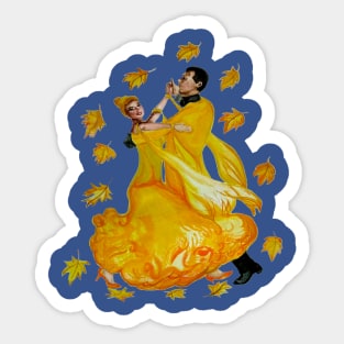 Autumn Waltz-Boston Sticker